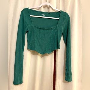 Green PacSun Crop top